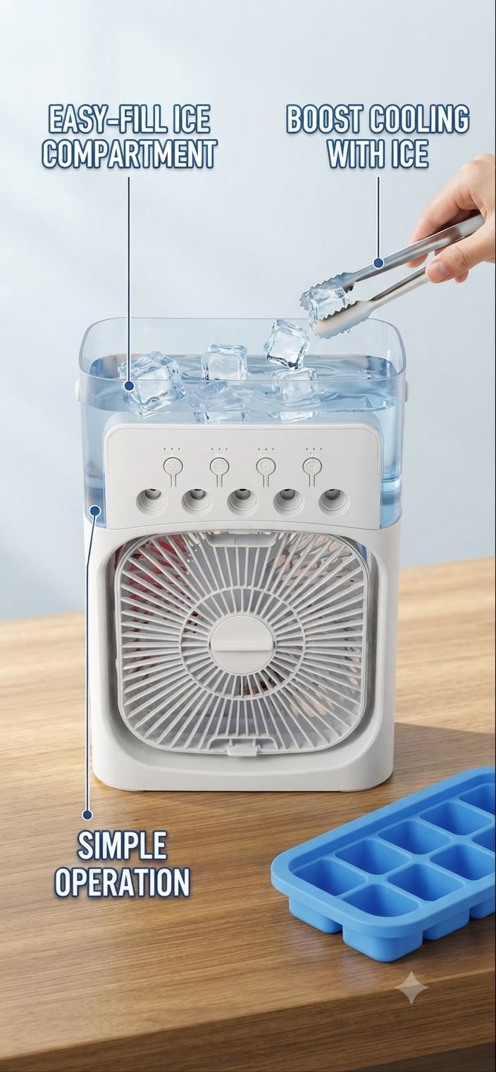 CoolMate 3-in-1 Portable Air Cooler