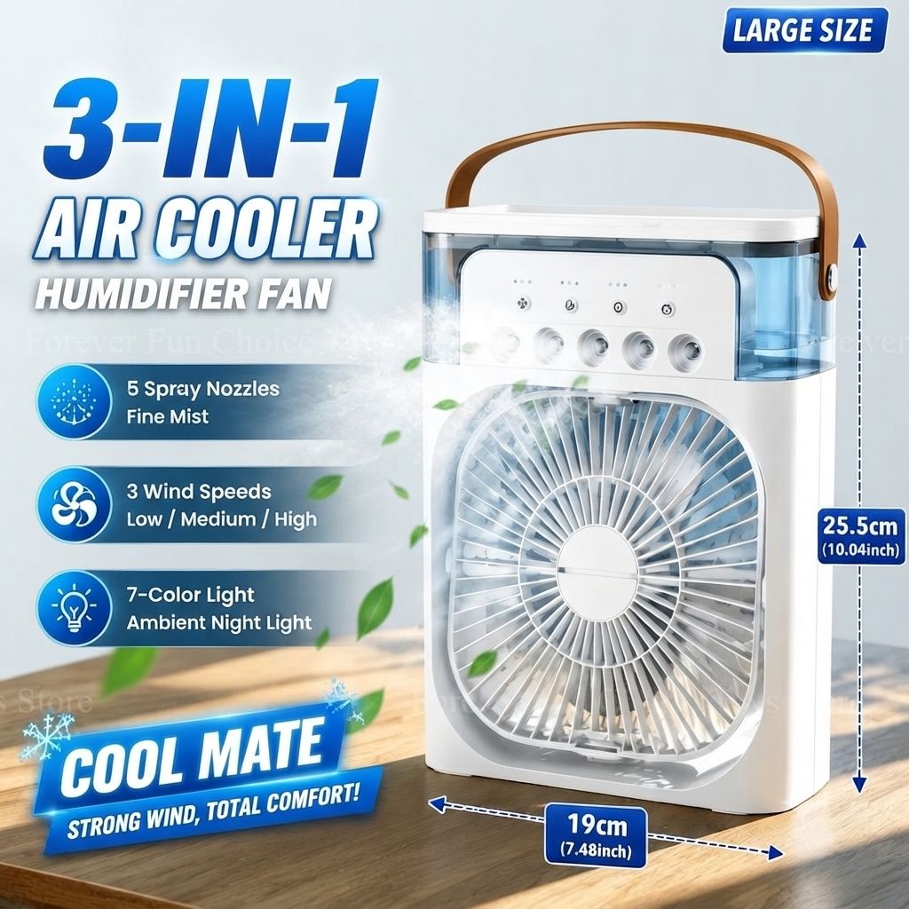 CoolMate 3-in-1 Portable Air Cooler